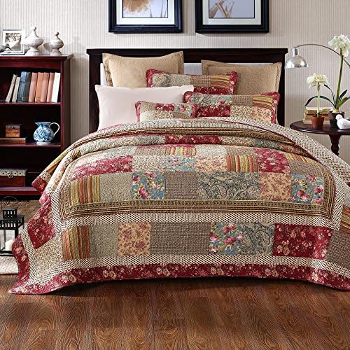 Tache Cotton Patchwork Country Farm Cottage Vintage Antique Ditsy