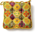 vctops Boho Velvet Chair Seat Cushions for Kitchen Dining Room Chairs