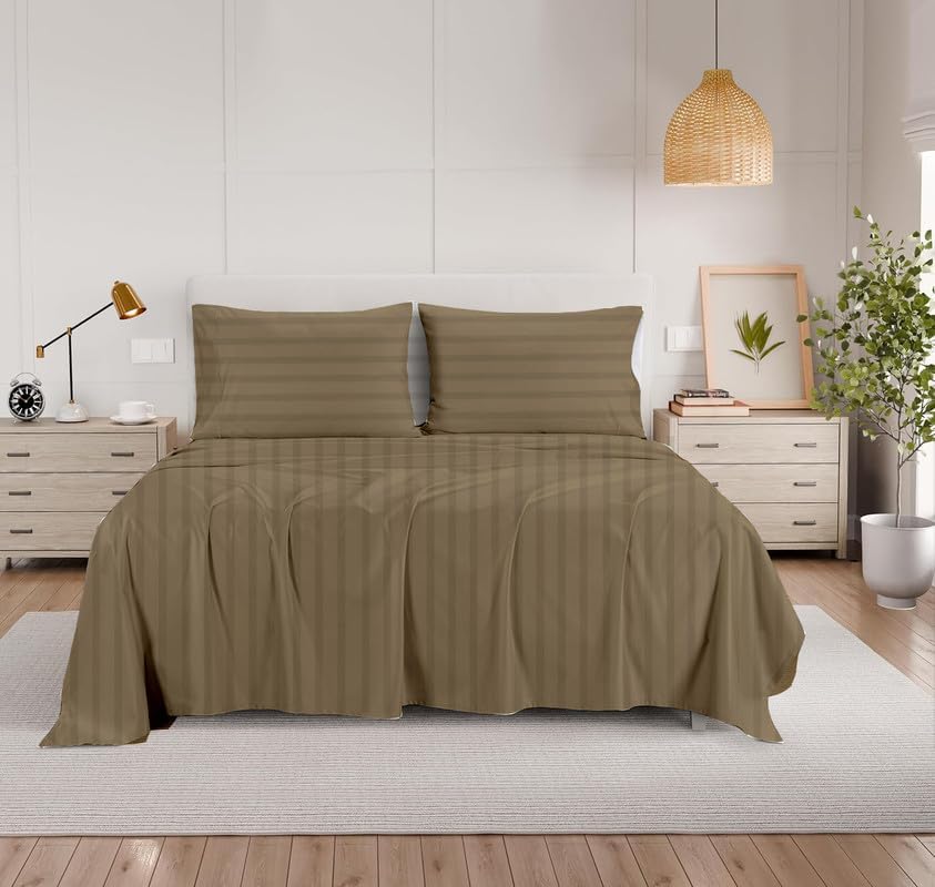 Full Size Sheet Set- 4 Piece Set- 15" Deep Pocket- 400-Thread Count