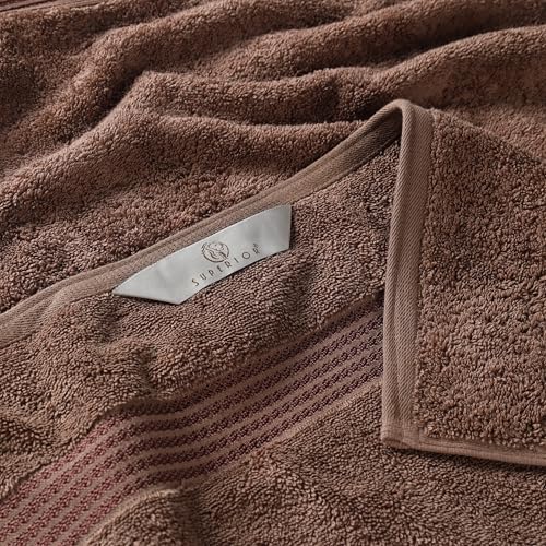SUPERIOR Heritage Egyptian Cotton Bath Towel Set, Large Body Towels