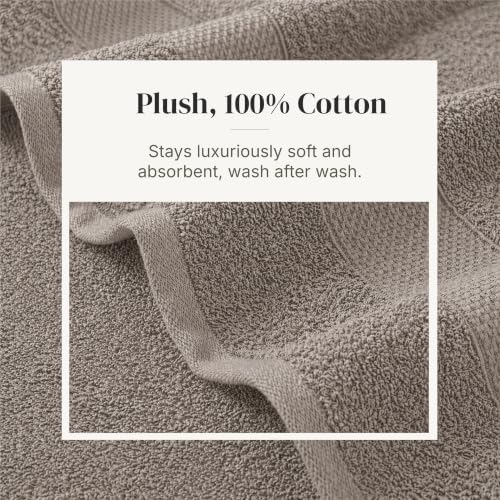 Modern Threads 6 Piece Bath Towel Set – Bathroom Towel Set with 2 Bath