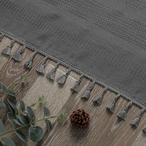 OVZME Boho Shower Curtain 72 Inch Long, Modern Farmhouse Rustic