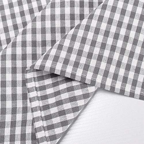 Tablecloths, Rectangle Vintage Table Covers Pure Cotton Gingham