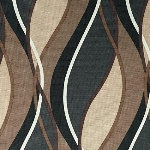 No. 918 Intersect 2-Pack Ogee Print Semi-Sheer Grommet Curtain Panel