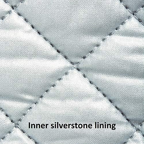 DII Basic Terry Collection Potholders, Gray, 100 Percent Cotton