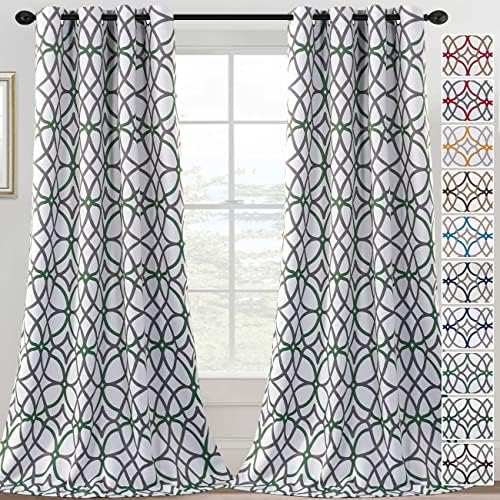 H.VERSAILTEX Blackout Curtains 96 inch Length 2 Panels Set Thermal
