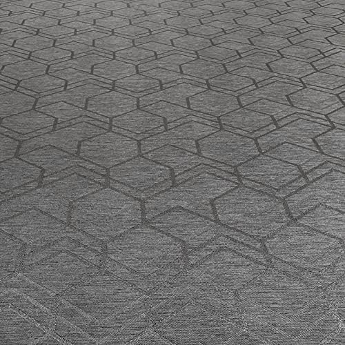 CAIT CHAPMAN HOME COLLECTION Shimmering Geometric Woven Easy-Care