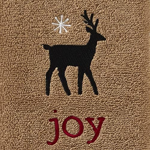 SKL Home Cozy Home Hand Towel (2-Pack), Taupe