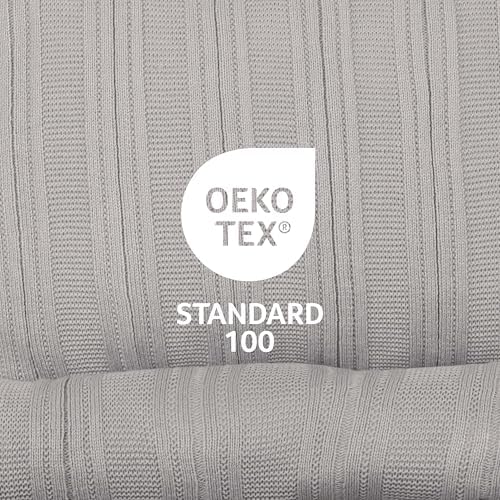 Vellux Malmo 3-Piece Blanket Set – King Size – Striped Knit