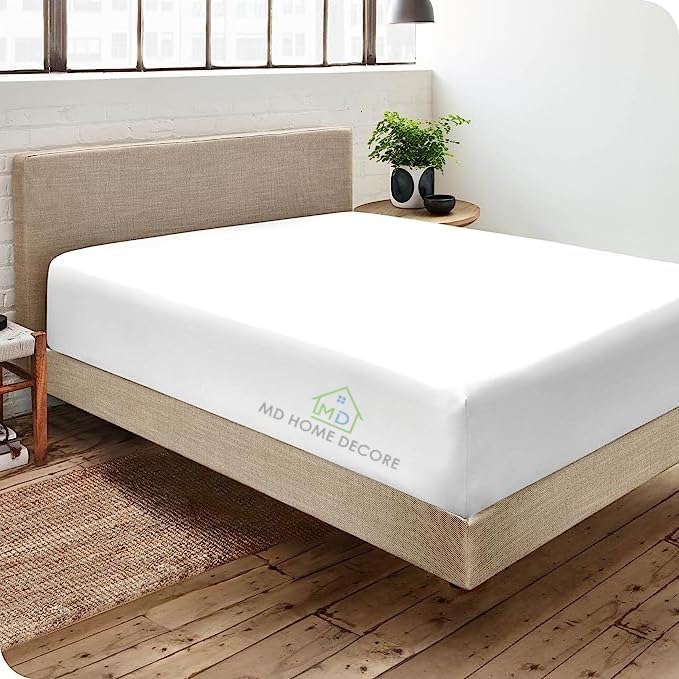 Extra Deep King Fitted Sheet - Hotel Luxury Single Fitted Sheet Only