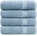 LANE LINEN Large Bath Sheet Soft Absorbent Quick Dry 4 Pack - Allure