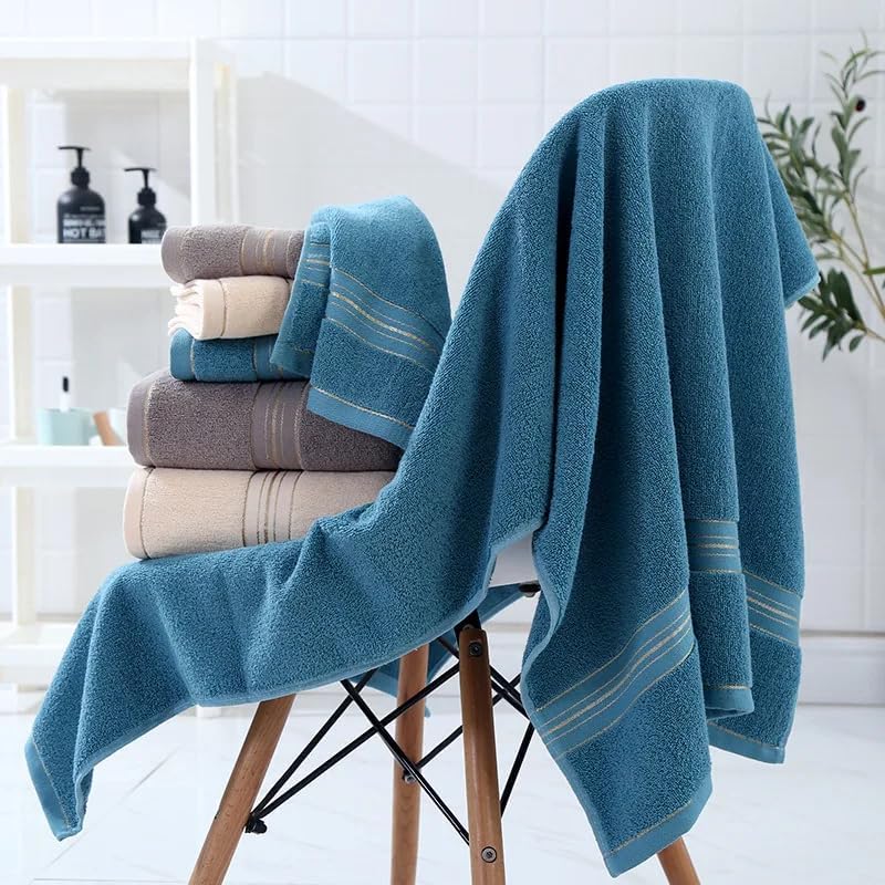 3pcs/Set Super Soft Absorbent 70x140cm Cotton Bath Towel Set Face Hand