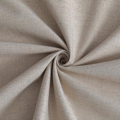 100% Blackout Linen Curtains for Bedroom and Living Room
