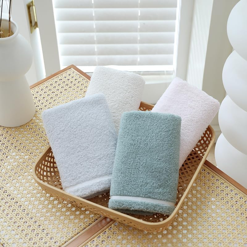 6 PCS Towel, Towels Set, Solid Color Soft Towel for Face, Ideal for