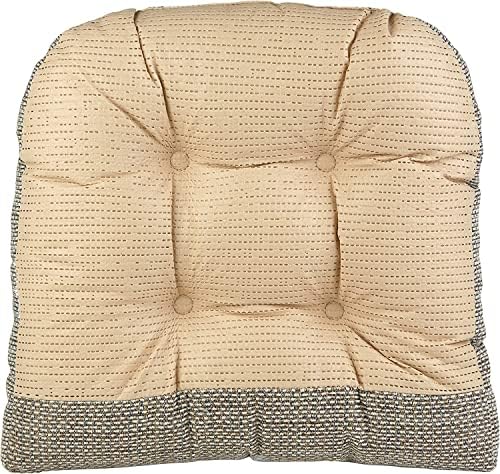 Klear Vu Gripper Overstuffed Universal Non-Slip Dining Chair Cushions