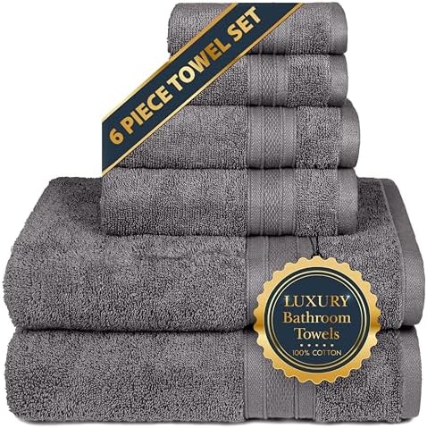 TRIDENT Soft & Plush Luxury Towel Set, 100% Cotton, 2 Bath Towels 2