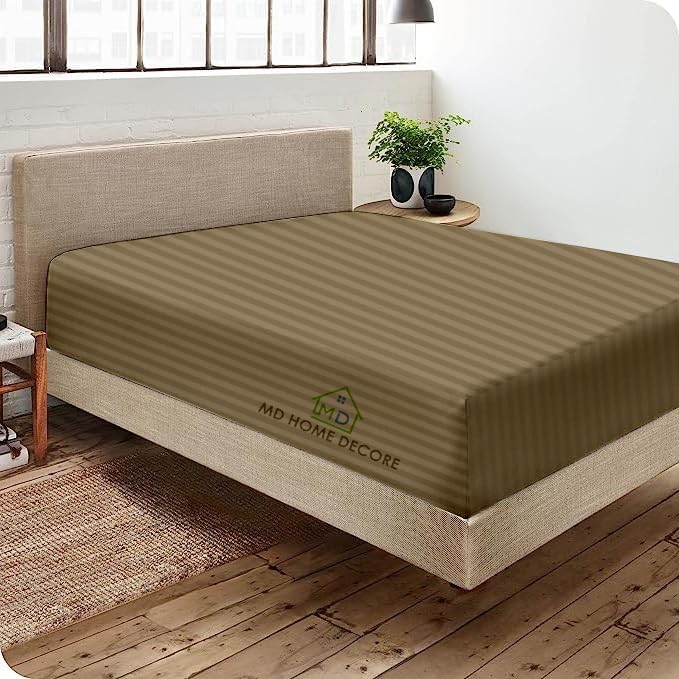 Extra Deep Pocket Twin Fitted Sheet Only, 100% Egyptian Cotton, High