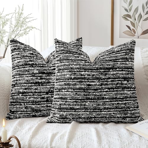 Artscope Throw Pillow Cover 18x18 Inch Set of 2 Super Thick Pillow