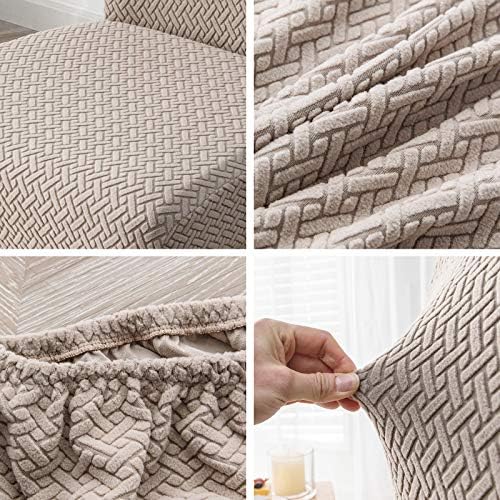 Genina Stretch Chair Covers for Dining Room Kitchen Parsons Set of 4