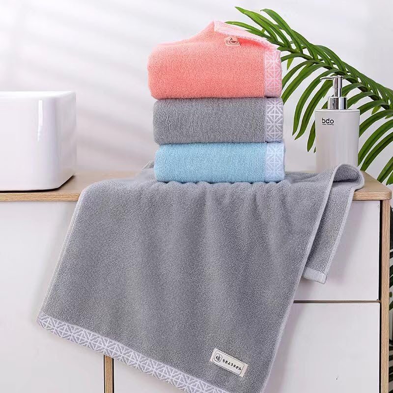 6pcs Pure Cotton Bathroom Hand Towels, Home Soft Cotton Super Soft