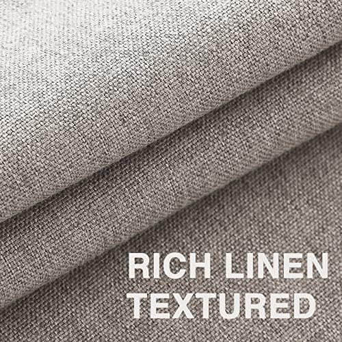 FantasDecor Linen Textured Table Cloths Rectangle Tablecloth