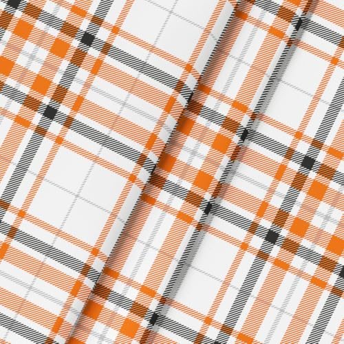 Horaldaily Halloween Tablecloth 90 x 90 Inch Round Black Yellow