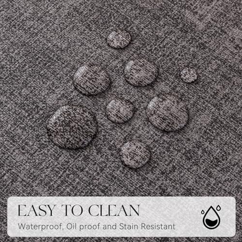 MOSAYT Placemats Set of 8, Heat Resistant Vinyl Place Mats with