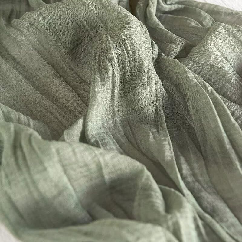 Light Gray Cheesecloth Table Runner Easter Spring Boho Rustic 10ft