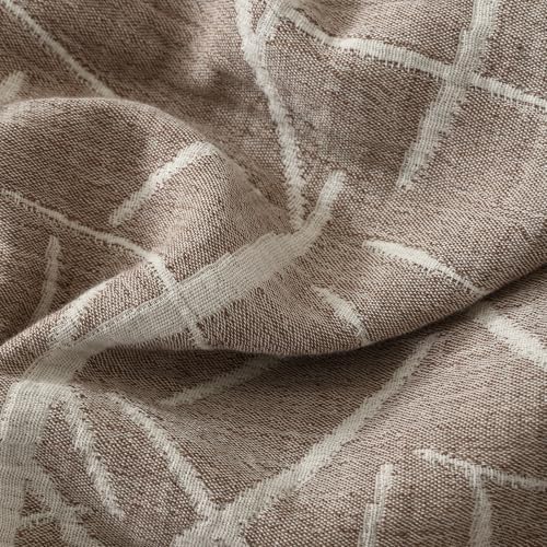 SUSYBAO King Size Duvet Cover Cotton Linen 3 Pieces Set 1 Taupe