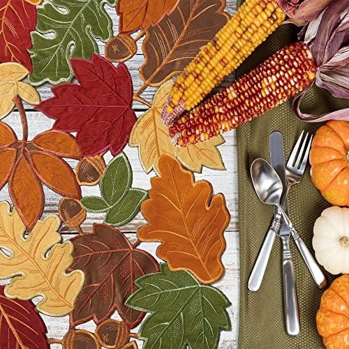 OWENIE Fall Table Runner, Thanksgiving Table Runner Extra Long 144