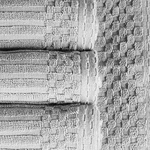BLUENILEMILLS BNM Cotton 6 Piece Towel Set, Daily Use for Bathroom