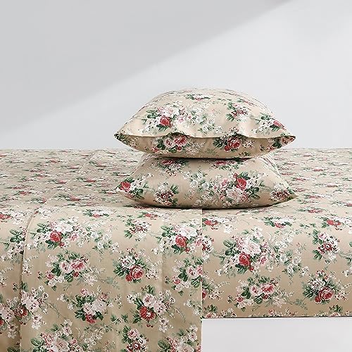 Laura Ashley - Queen Sheet Set with Fitted Sheet & Pillowcases