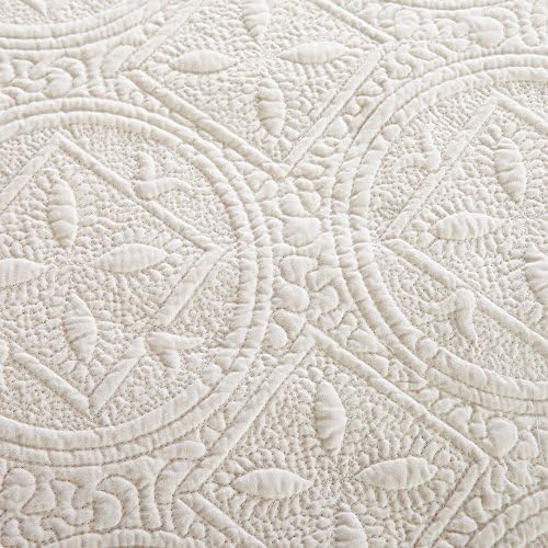 Calla Angel Sage Garden Luxury Pure Cotton Matelasse Quilt, King