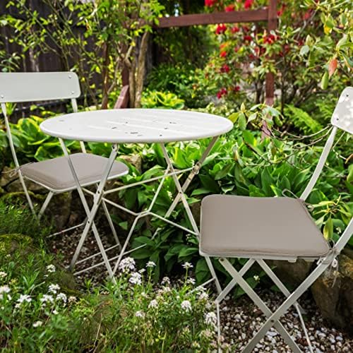 GUEGLSA Outdoor Indoor Waterproof Seat Cushions,16x16 Inches Patio