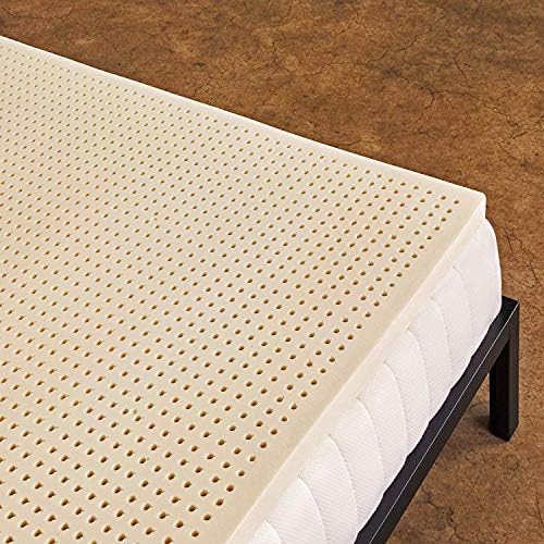 Pure Green Natural Latex Mattress Topper - Firm - 1 Inch - Queen Size