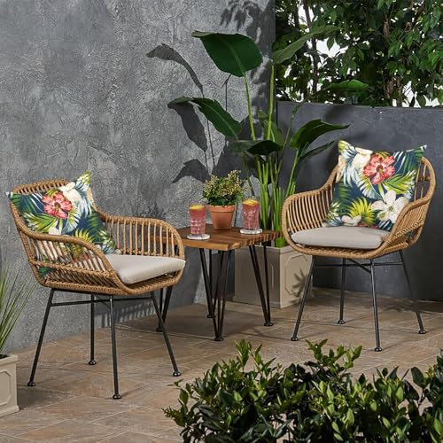 Magpie Fabrics Pack of 2 Outdoor Waterproof Throw Pillow Covers 18 x