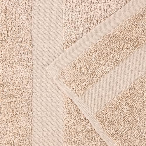 SUPERIOR Kendell Egyptian Cotton Bath Towel Set, Luxury Towels