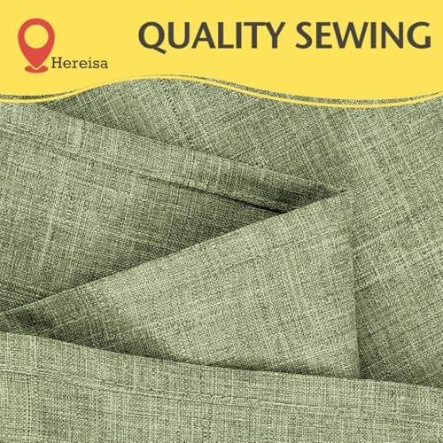 Linen Textured Rectangle Tablecloth, Waterproof & Stain Resistant
