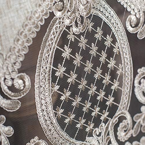 ARTABLE Macrame Lace Table Runner Vintage Floral Embroidery