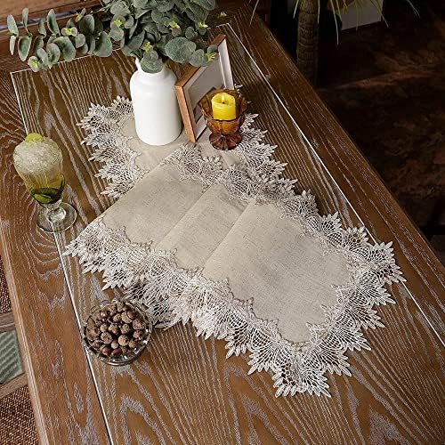 ARTABLE Grey Table Runner Coffee Farmhouse Rustic Macrame Dresser