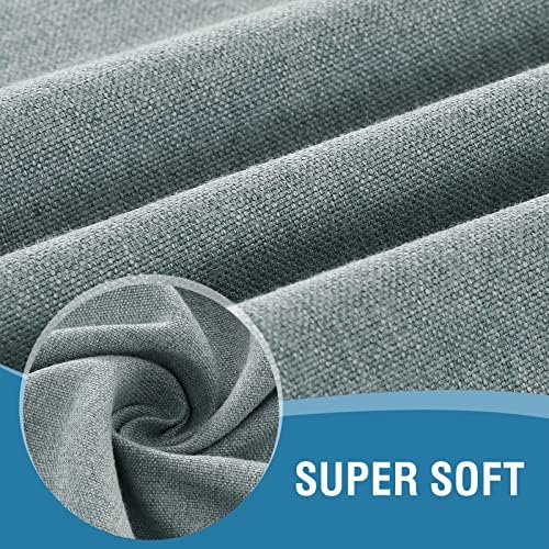 H.VERSAILTEX Linen Textured Tablecloth 60 x 60 Waterproof Decorative