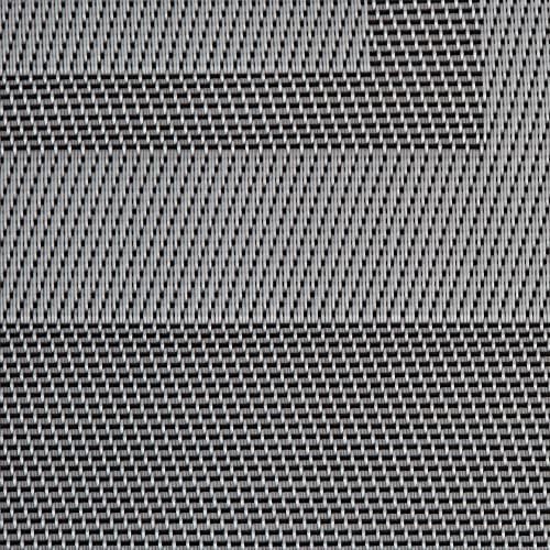 DII Vinyl Tabletop Collection, Placemat Set, 13x17.25, Gray, 6 Piece