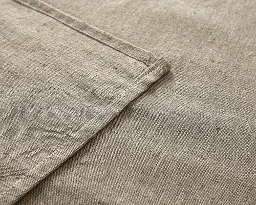 60 x 60 cm Tablecloths, Grey, Rectangular Tablecloth, Plain Cotton