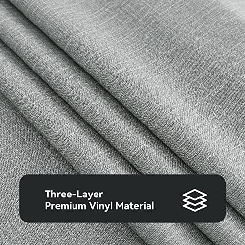 Romanstile Waterproof Vinyl Tablecloth Rectangle, 60 x 120 Inch, Light