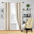 Blackout 100% Room Darkening Guarantee Insulated Lined Thermal Window