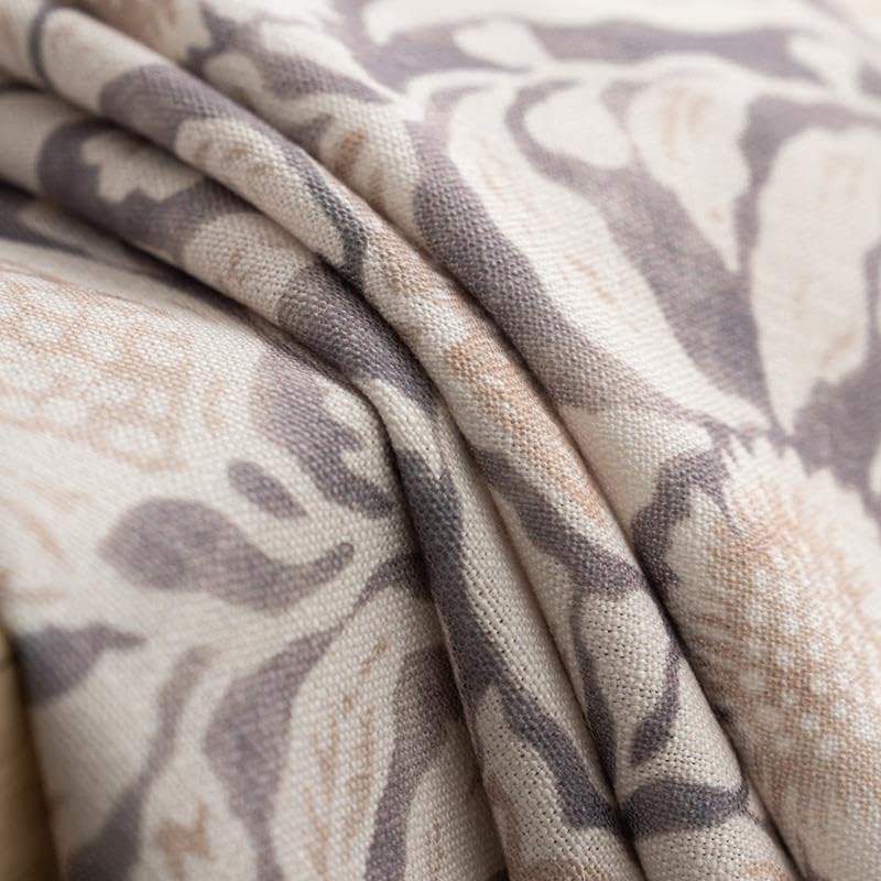 Beige Linen Back Tab Curtains 96 Inch Length for Living Room 1 Panel