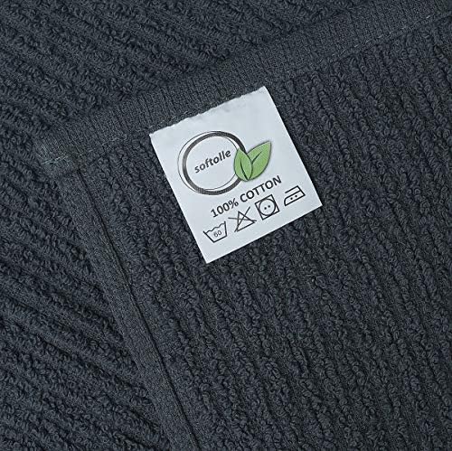 Bar Mop Towels, Pack of 12-16x19 Inches - 100% Cotton Super Absorbent