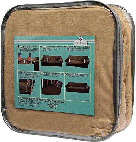 Nouvelle Legende Stretch Suede Loveseat Slipcover, Sofa Protector