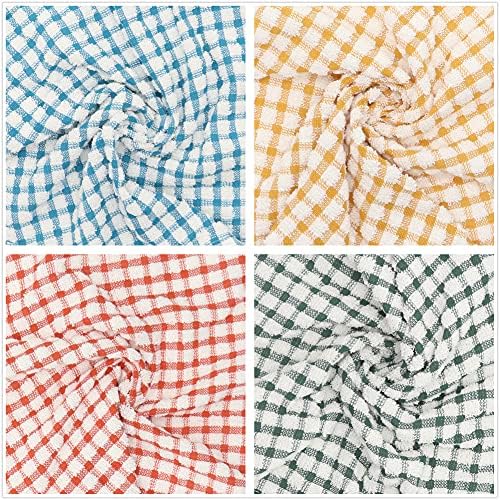 Cotton Dish Rags Dish Cloths For Washing Dishes,8Pack,11.8”x11.8”