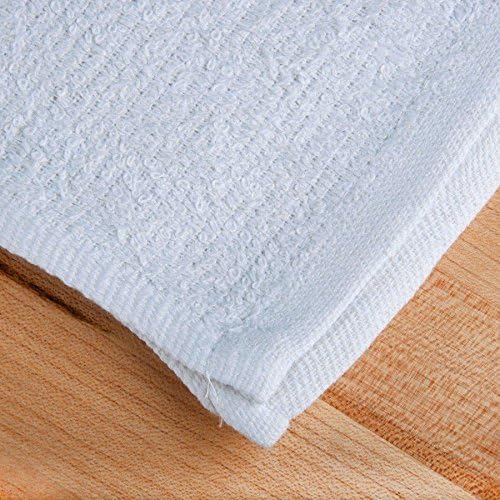 GT New UNUSED 60 Pack White Terry Towels BAR MOPS Size 14X17 Weight